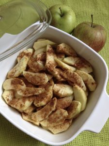 sugar free apple crumble