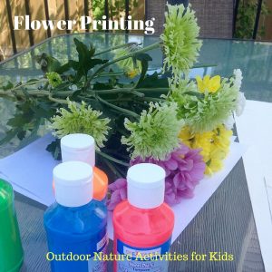 flower printing activity