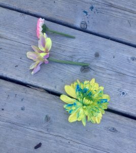 flower printing activity