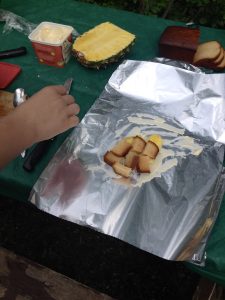 campfire pineapple upsidedown cake