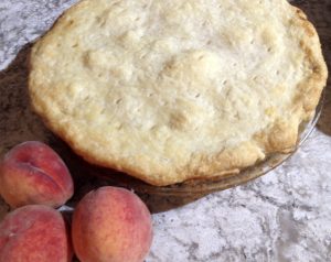 sugar free peach pie